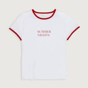 OAK+Fort Contrast Trim tee - T-shirt